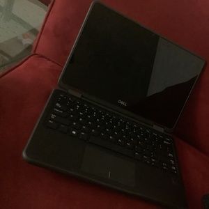 Dell touch screen foldable laptop with charger